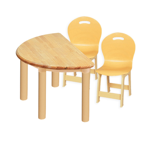 대형 고무나무 1조각 2인   책상의자세트(비취 파스텔 의자)